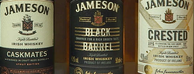 Jameson Caskmates, Black Barrel i Crested – jak smakują?