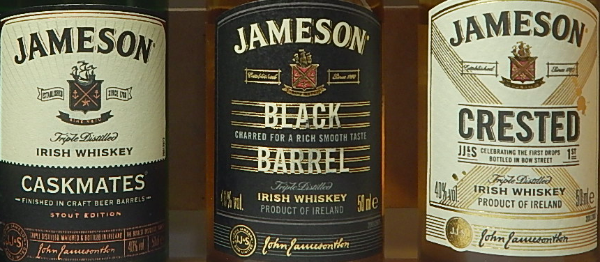 Jameson Crested, Caskmates i Black Barrel